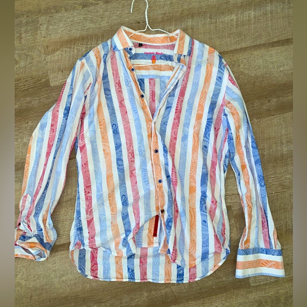 Visconti Black button down